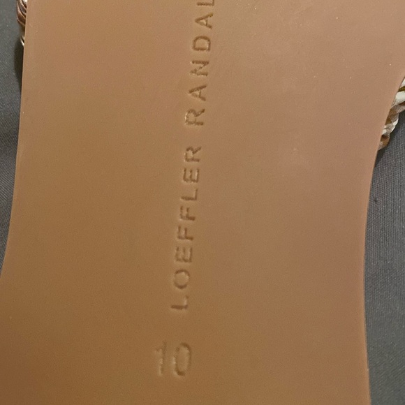 New! Loeffler Randall RIMA PLEATED KNOT FLAT SANDAL (fall sandals πππ§‘) - Picture 11 of 11